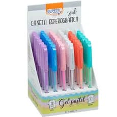 Caneta GEL Pastel Esferográfica 1.0 - BRW (Caneta gel branca, Caneta Gel Pastel)