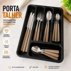 Porta Talheres Gaveta Utensílios Cozinha Separador de Talher Pratico Resistente