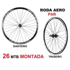 Roda 26 Aero Preto Par
