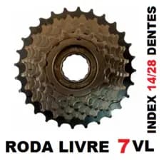 Catraca Roda livre 7 velocidades