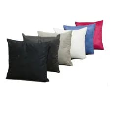 Almofada 40x40cm tecido aveludado com zíper invisível Almofada cheia