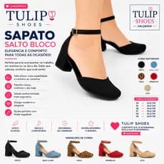 Sandália Feminina Casual Cores de Saltinho Básico Elegante Macio Confortável