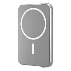Power Bank Indução 5.000 mhA 20W Usb-c Magnético Prata - Geonav