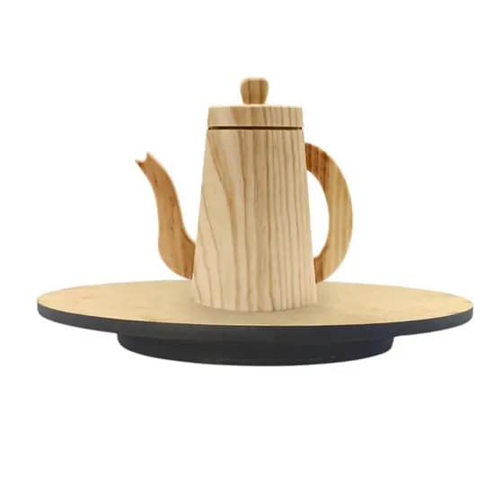Base Suporte Giratório 24cm Manual Mdf Pintura Decoração Artesanato