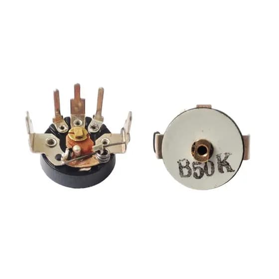 Kit Com 2 Potenciometro De Volume Spika 12mm B50k