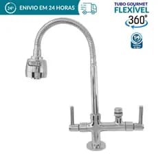 Torneira Gourmet de abs bancada para filtro ou maquina Cozinha de metal 1/4, 1/2, 3/4 LAVA LOUÇA