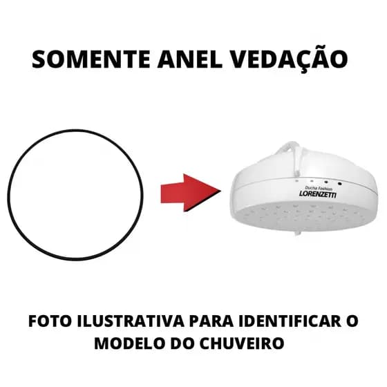 Anel De Vedação Ducha Fashion - Ref. 10023 - Original Lorenzetti