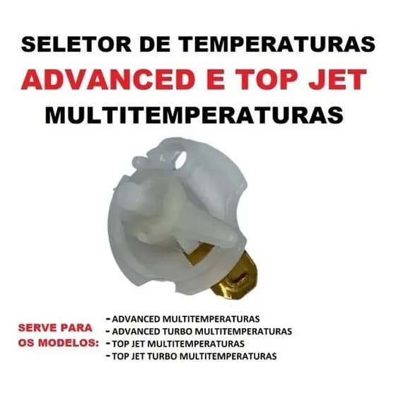 Seletor De Temperatura Advanced Multitemperaturas / Top Jet Multitemperaturas Lorenzetti - Ref. 6050 - Original