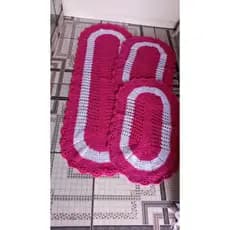 Jogo de Cozinha ou quarto - Rosa - Chique