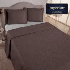 Kit Cobre Leito Lis Solteiro-Casal-Queen Dupla Face 3 Peças - Imperium