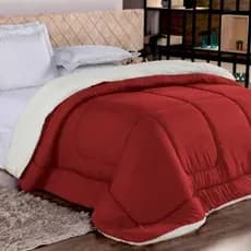 Coberdrom Alaska Queen Dupla Face 2.20m x 2.40m Diversas Cores - Edna