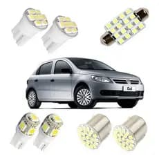 Kit Lampadas Led Gol G2 G3 G4 G5 G6 G7 Pingo Teto Placa Ré
