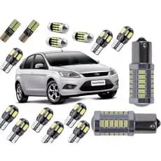 Kit Lampadas Led Premium Fiesta Focus Luz Branca Pingo