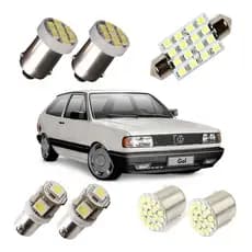Kit Lampadas Led Gol Quadrado Luz Pingo Teto Ré
