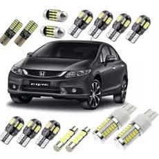 Kit Lampadas Led Premium Civic 2014 2015 2016 Farolete Farol