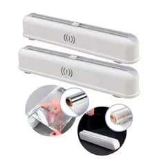 Kit Suporte Cortador De Papel Filme Alumínio Plástico Pvc Ajustável