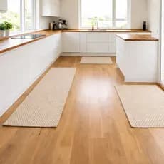 Kit 3 Tapetes Cozinha Artesanal Tear Passadeira + 2 Peças Decorativo