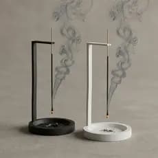 Incensário Porta Incenso Invertido Suporte Para Incenso Minimalista Zen Moderno Decorativo 19Cm
