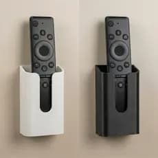 Suporte De Parede Branco Preto Porta Controle Remoto Ar Condicionado Tv Sala Quarto Escritório