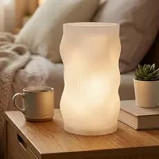 Abajur Luminária De Mesa Sala Quarto Moderno Com Lâmpada Mesa de Cabeceira luz quente