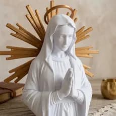 Nossa Senhora Decorativa Católica Presente Religioso Igreja Lembrança 3D Altar