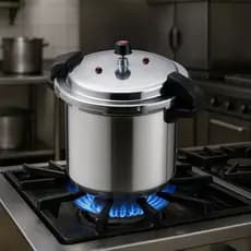 Panela Pressão Grande Capacidade Restaurante Feijoada Feijão Carnes Sopas Cozinhar Rápido Alumínio
