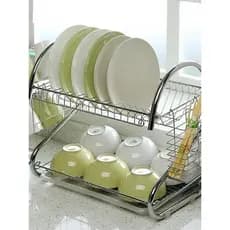 Escorredor Pratos Organizador Louça Suporte Talheres Copos Secagem Rápida Dreno Bancada Pia