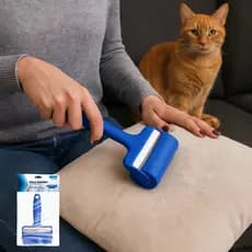 Rolo Adesivo Tira Pelos Removedor Fiapos Lint Roller Reutilizável Roupas Sofá Estofado Cabelo