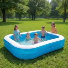 Piscina Inflável Infantil para Banho e Lazer no Verão, Brinquedo para Jardim e Sítio, Presente