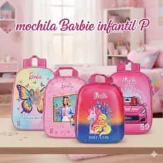 Mochila Infantil Barbie Tamanho P Rosa Ideal para Crianças Prática e Cheia de Estilo