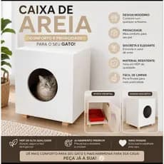banheiro para gato(sanitário para gato em mdf