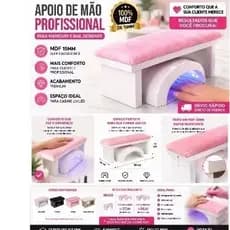 Apoiador de Mão MDF Nail Designer -Apoio Mão Punho Padrão braço Manicure Nails Design