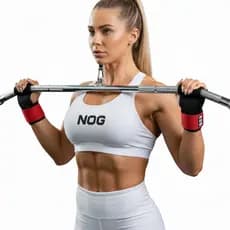 Tala Munhequeira Academia Strap Com Munhequeira Tala Musculação NOGFORWARD