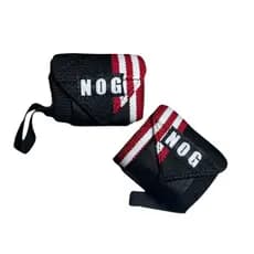 Par cor preto red white Munhequeira Crossfit-munhequeira para push ups-clean-snatch-jerk Powerlifting Lpo