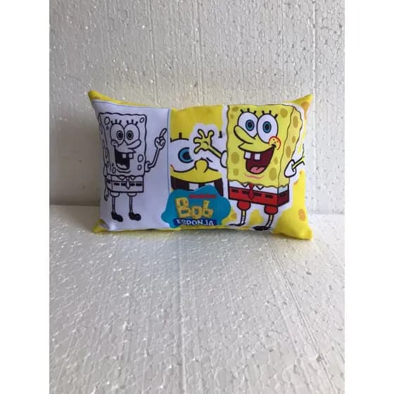 Mini Almofada decorativa Tema Bob Esponja