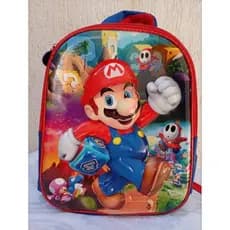 Mochila infantil 3 D menino, mochila kids Mario, mochila escolar Sonic, mochila Minecraft.