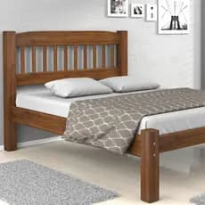 Cama de Casal em Madeira Maciça Super Resistente