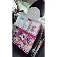 Suporte organizador de doces balas para carro motorista uber 99 expositor porta doces veículo