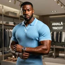 Camisa Polo Masculina Tricot Luxo Premium Botão Blusa Moda Estilosa Alta Qualidade Elegante