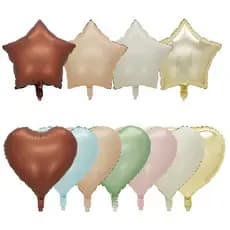balao metalizado cores nude ( coffe , caramelo e creme )