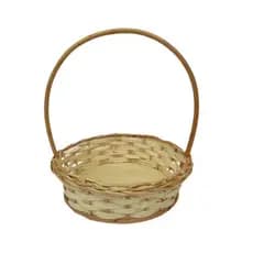 1 Cesta VIME REDONDA  20x25x7 / CASAMENTO FLORISTA