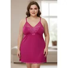 PIJAMA FEMININO: CAMISOLA PLUS SIZE (REF154/157)