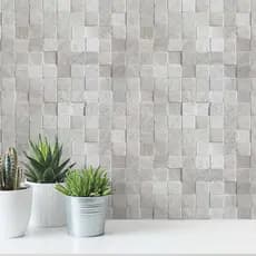 Papel de Parede Adesivo Impermeável Fácil De Aplicar Pedras Tijolinhos Quarto Banheiro e Cozinha