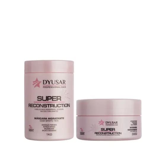 Kit Máscaras Super Reconstrução Capilar Profissional DYUSAR