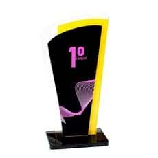 Troféu em Acrílico sem Personalização 1° Lugar