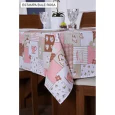Toalha De Mesa 6 Lugares 2,20x1,45 Tecido Oxford Estampado