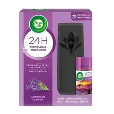 Desodorizador Aromatizante  de Ambiente Bom Ar Spray Automático Freshmatic Aparelho + Refil Lavanda de 250ml