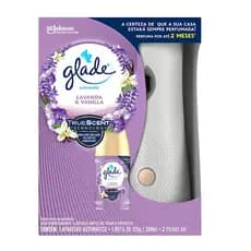 Desodorizador de Ambiente Glade Automatic Spray Aparelho + Refil Lavanda e Vanilla 269ml