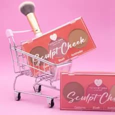 PALETA TRIO BLUSH ILLUMINADOR E CONTORNO FOREVERYOU COSMETICOS