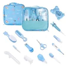 kit bebe higiene cuidados recem nascido infantil saude cabelo escova cortador pente